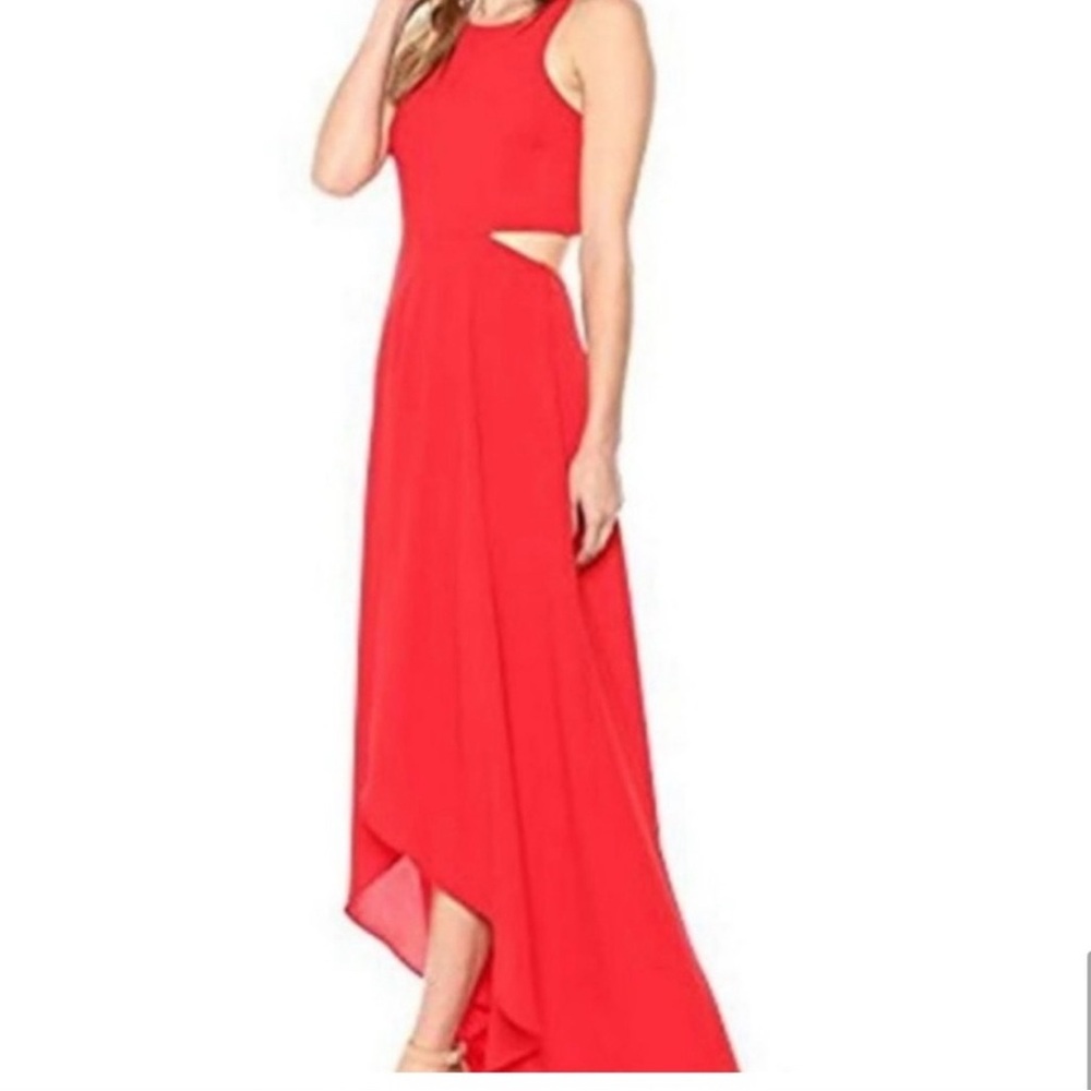 Ali and Jay Los Angeles Elegant Red Sleeveless Dress